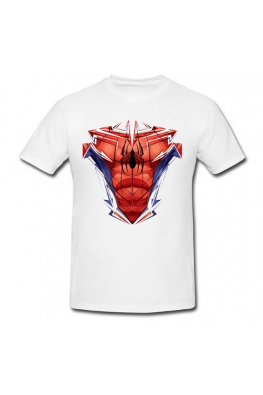 Tricou Spiderman chest graphic alb