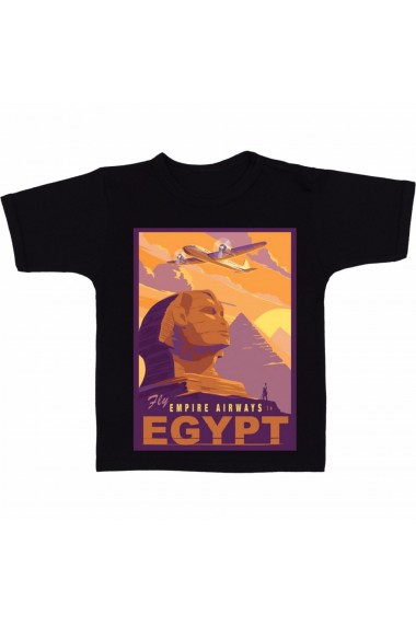 Tricou Empire Airways, Egypt negru