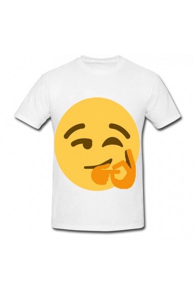 Tricou Emoji - You think about sex? 2 alb