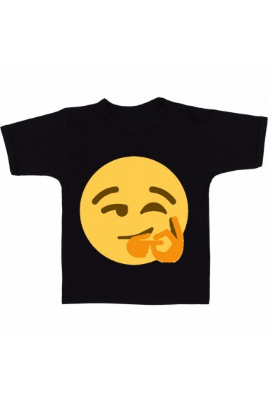 Tricou Emoji - You think about sex? 2 negru