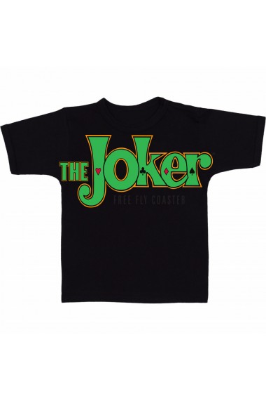 Tricou Joker text negru