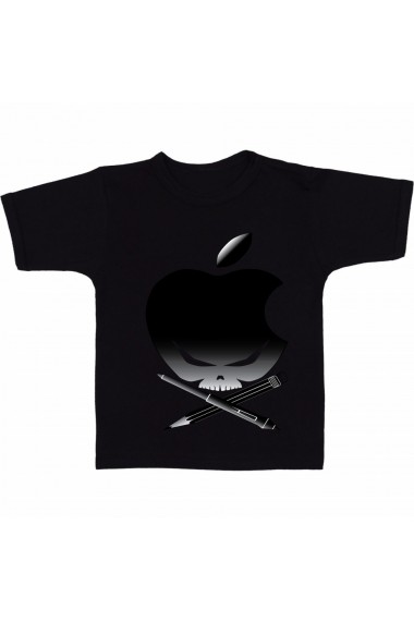 Tricou Skull & Bones iPhone negru