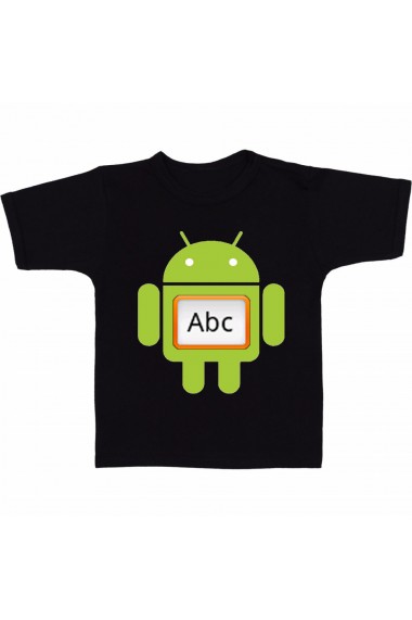 Tricou Android ABC negru