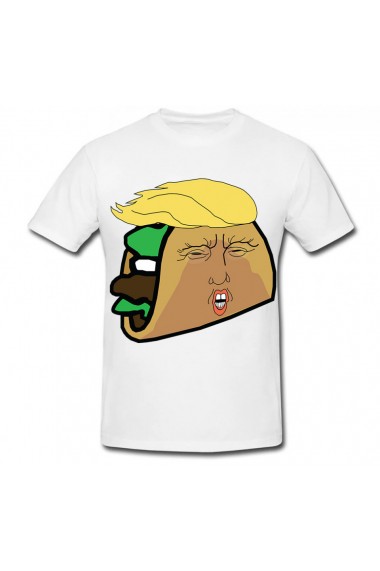 Tricou Donald Trump - shawarma alb
