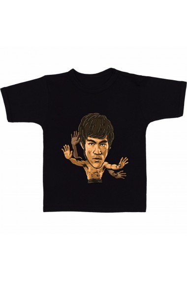 Tricou Bruce Lee animated negru