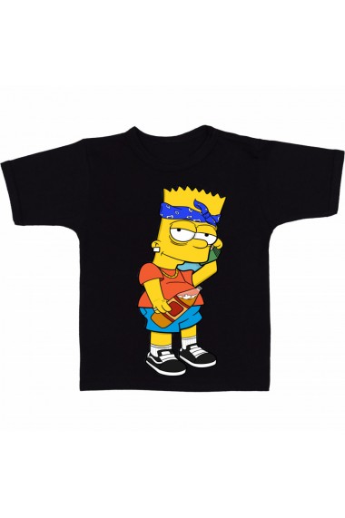 Tricou Bart simpson high negru