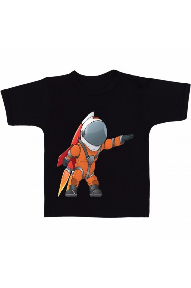 Tricou Rocket Astronaut negru