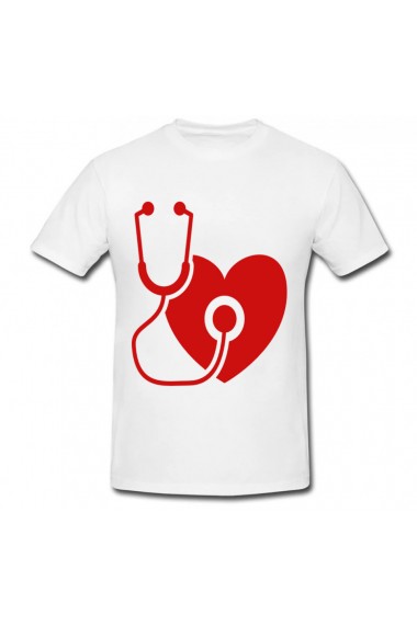 Tricou Happy doctors day poster alb