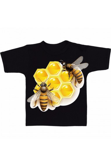 Tricou Honey bee negru
