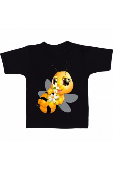 Tricou Cute honey bee negru