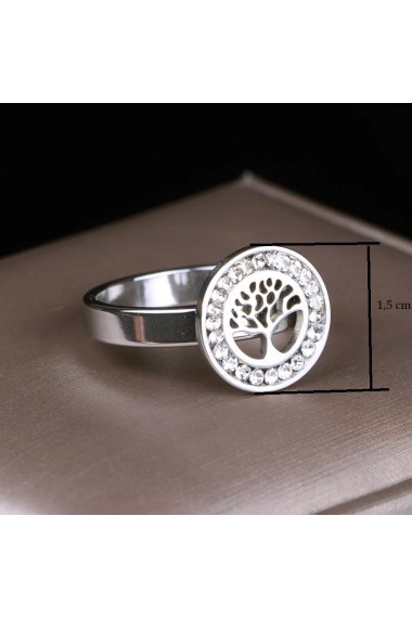Inel Beauty Love Tree of Life Stainless steel Handmade with Love