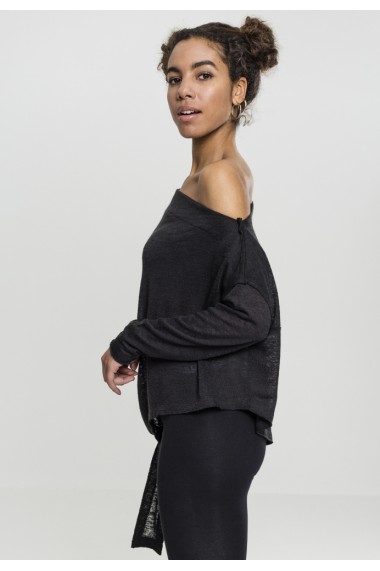 Bluza Asymmetric Sweater Neagra