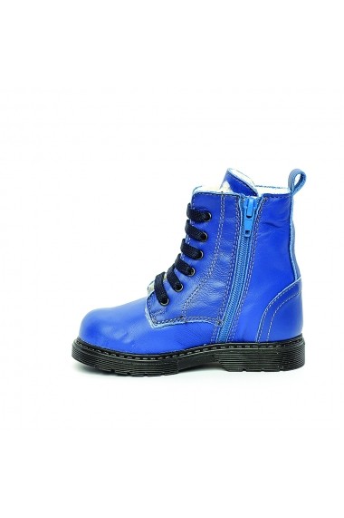 Ghete imblanite PJ Shoes kingblu albastru