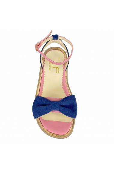 Sandale Luisa Fiore Gya roz albastru