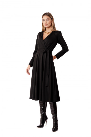 Rochie Roxy Fashion Angi cu cordon - negru