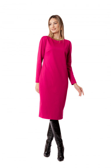Rochie Roxy Fashion Flavia cu buzunare laterale - roz
