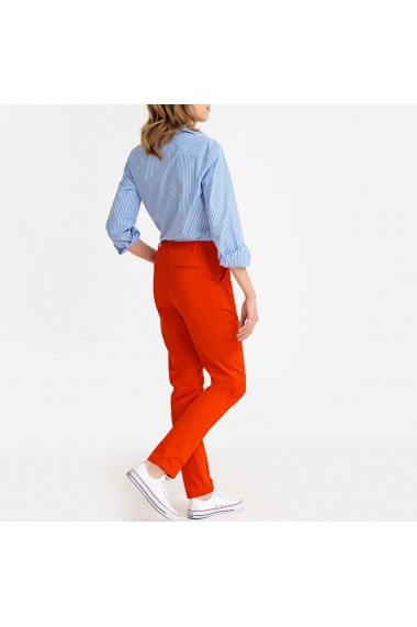 Pantaloni drepti La Redoute Collections GDJ194 portocaliu