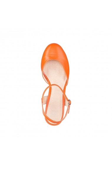 Pantofi cu toc La Redoute Collections GDW839 portocaliu