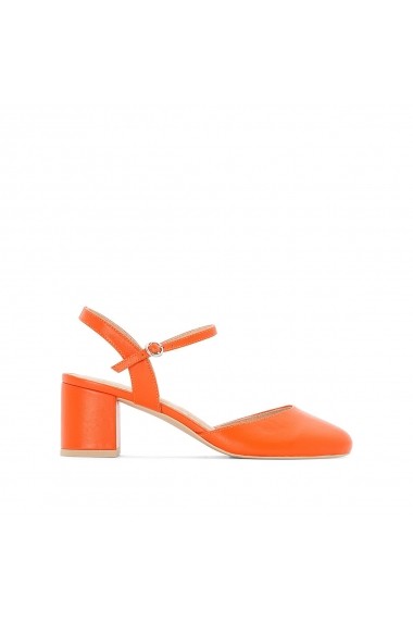 Pantofi cu toc La Redoute Collections GDW839 portocaliu