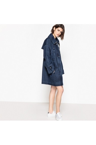 Trenci din denim La Redoute Collections GEE456 Bleumarin