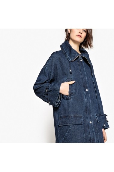 Trenci din denim La Redoute Collections GEE456 Bleumarin
