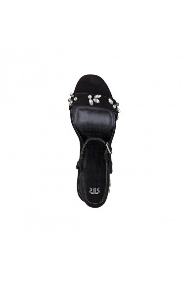 Sandale cu toc MADEMOISELLE R GEG304 negru