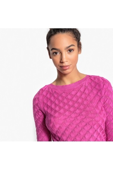 Pulover La Redoute Collections GEH240 fuchsia