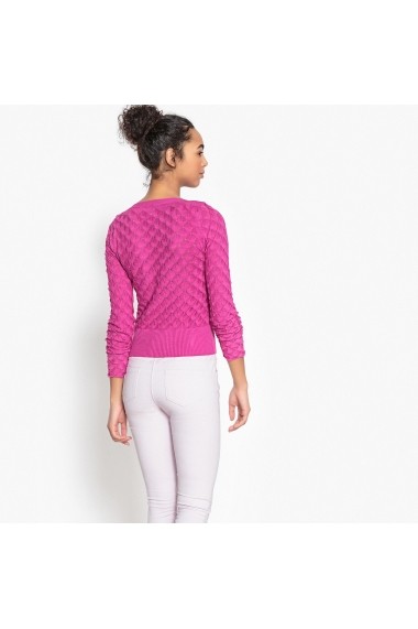Pulover La Redoute Collections GEH240 fuchsia
