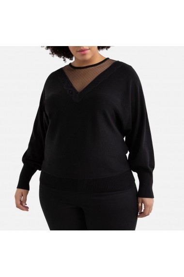 Pulover LA REDOUTE COLLECTIONS PLUS GHF168 negru