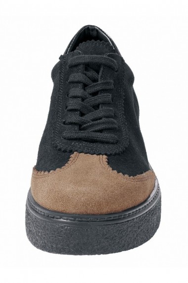 Pantofi din piele intoarsa Heine 035509 negru