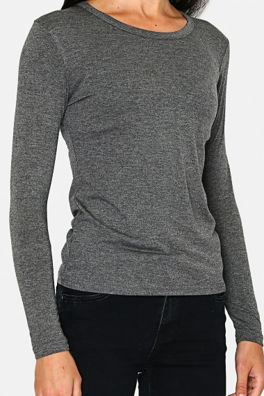 Bluza din viscoza si matase ASC1301 Gri
