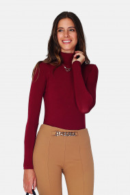 Bluza din viscoza ASC1310 Assuili Bordo