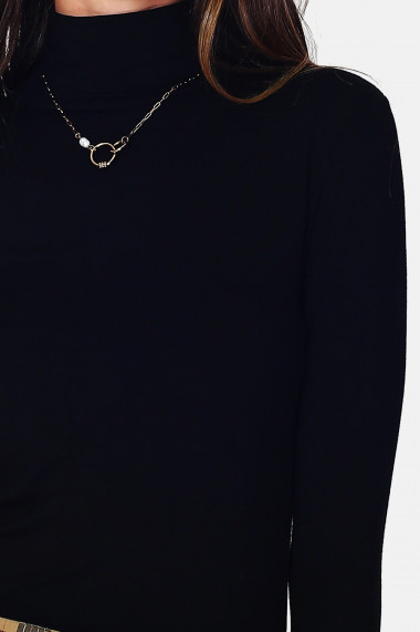 Bluza din viscoza ASC1310 Assuili Negru