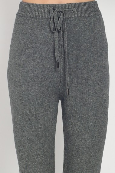 Pantaloni sport din casmir si viscoza Assuili ASF927 gri