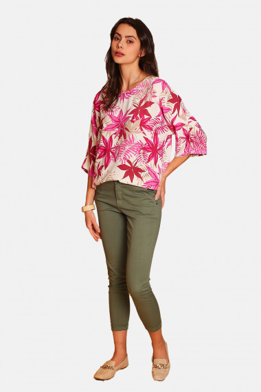 Bluza Le Jardin du Lin E23-06 Fuchsia