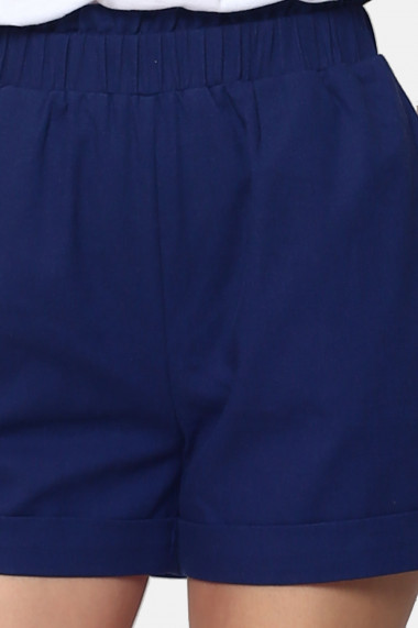 Pantaloni scurti Le Jardin du Lin E23-28 Bleumarine