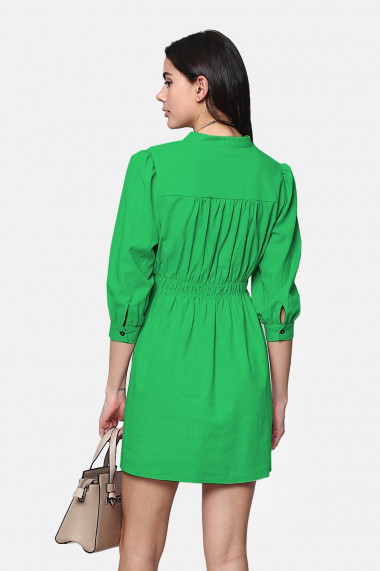 Rochie de zi Le Jardin du Lin E23-31 Verde