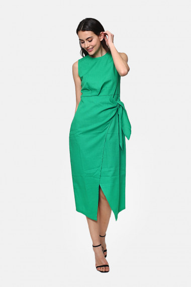 Rochie de zi Le Jardin du Lin E23-38 Verde