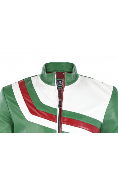 Jacheta din piele FELIX HARDY FE133304 Verde