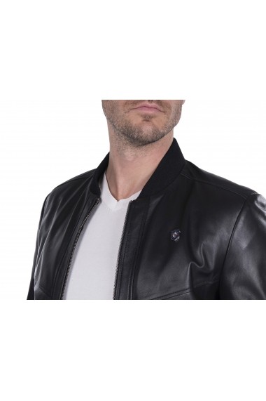 Jacheta din piele Sir Raymond Tailor SI1962948 negru