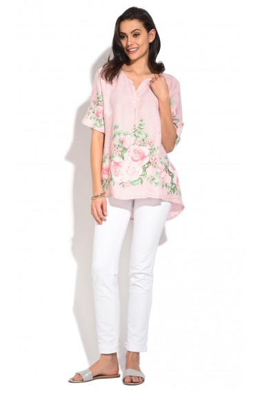 Bluza de vara Le Jardin du Lin E18-41 Roz