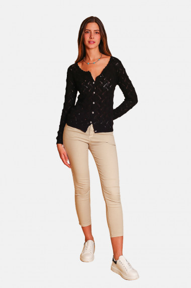 Cardigan William de Faye WF1009 Negru