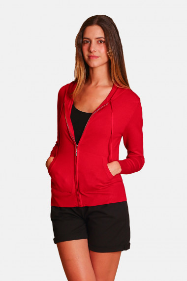 Cardigan William de Faye WF1028 Rosu