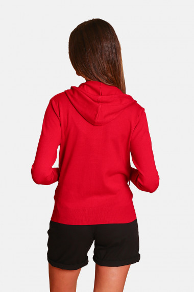 Cardigan William de Faye WF1028 Rosu