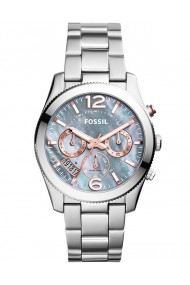 Ceas Fossil ES3880, dual time, Argintiu