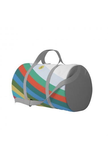 Geanta Voiaj Handmade Travel Duffle Bag Original Mulewear Abstract Avalansa de Culori Color Avalanche Multicolor 46 L