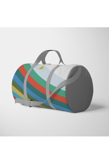 Geanta Voiaj Handmade Travel Duffle Bag Original Mulewear Abstract Avalansa de Culori Color Avalanche Multicolor 46 L