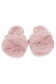 Papuci de Casa Premier Collezione blanita artificiala roz