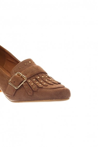 Pantofi Rammi RMM-5091/-Kaki maro