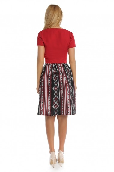 Rochie scurta Crisstalus ro184 multicolor
